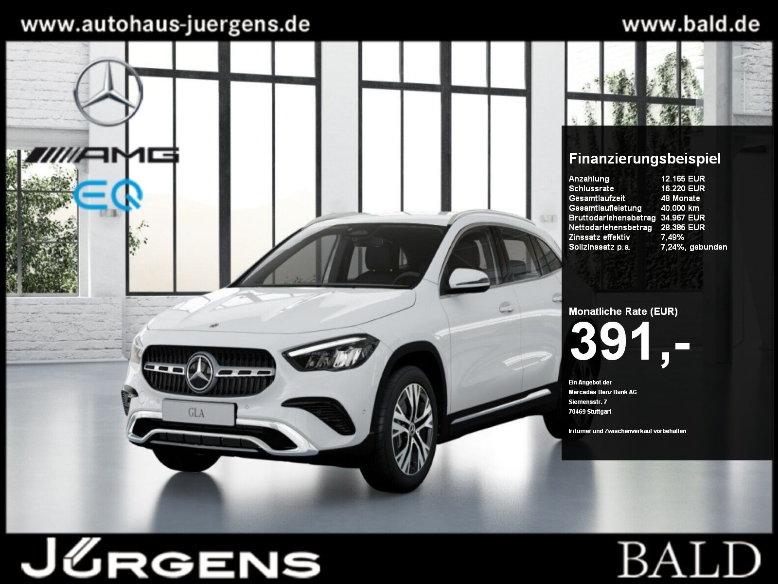 MERCEDES-BENZ GLA 220 d 4M Progressive/LED/Kamera/Totw/Winter