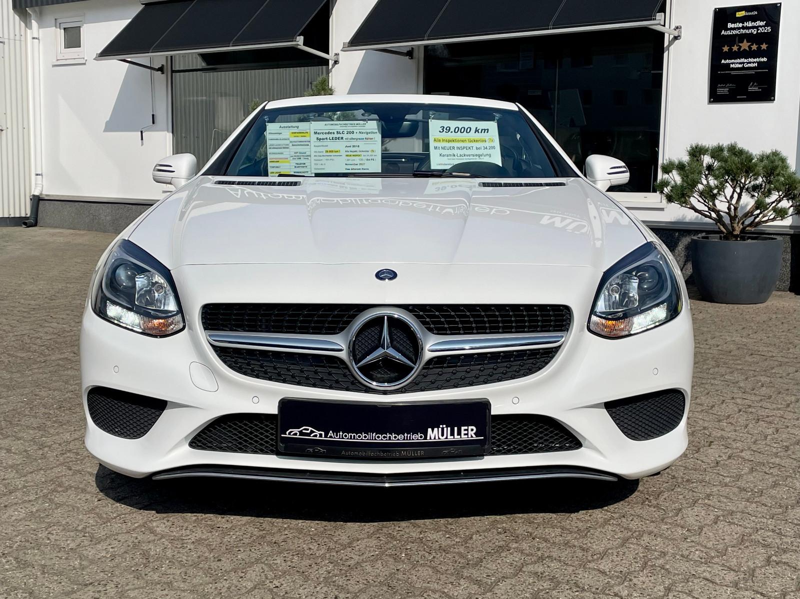 Mercedes-Benz SLC 200 LEDER+NAVI+Panorama+AIRSCARF+TRAUMZUST !