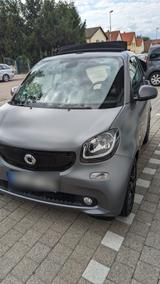 Smart SMART ForTwo Cabrio Sport matt grau TÜV + ... - : Cabrio, Matt