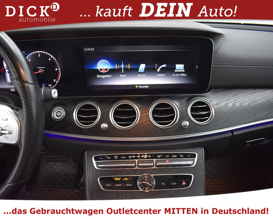 Mercedes-Benz E 400 d 4M 2X AMG Line NIGHT+PANO+WIDES+AHK+360°+