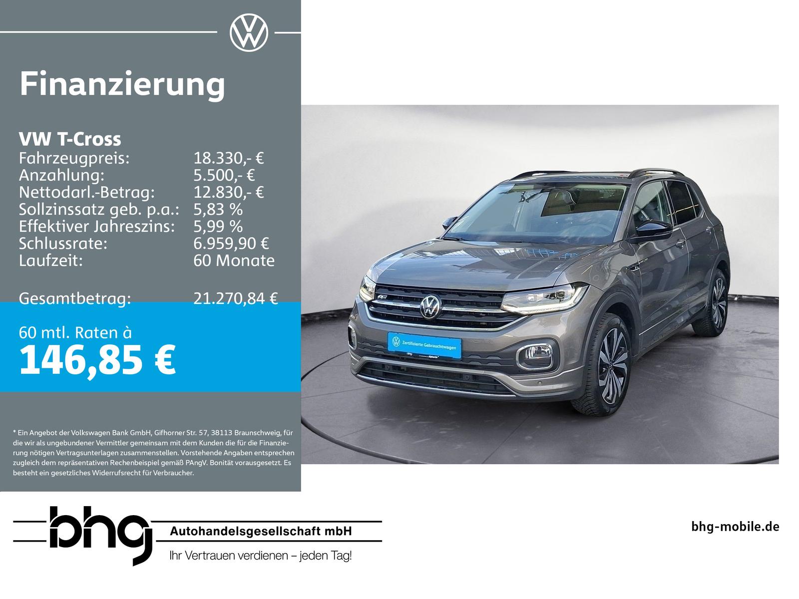 Volkswagen T-Cross 1.0 TSI