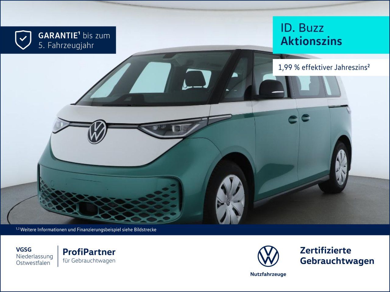 Volkswagen ID. Buzz Pure IQ.Light el.Heckklappe Navi LED