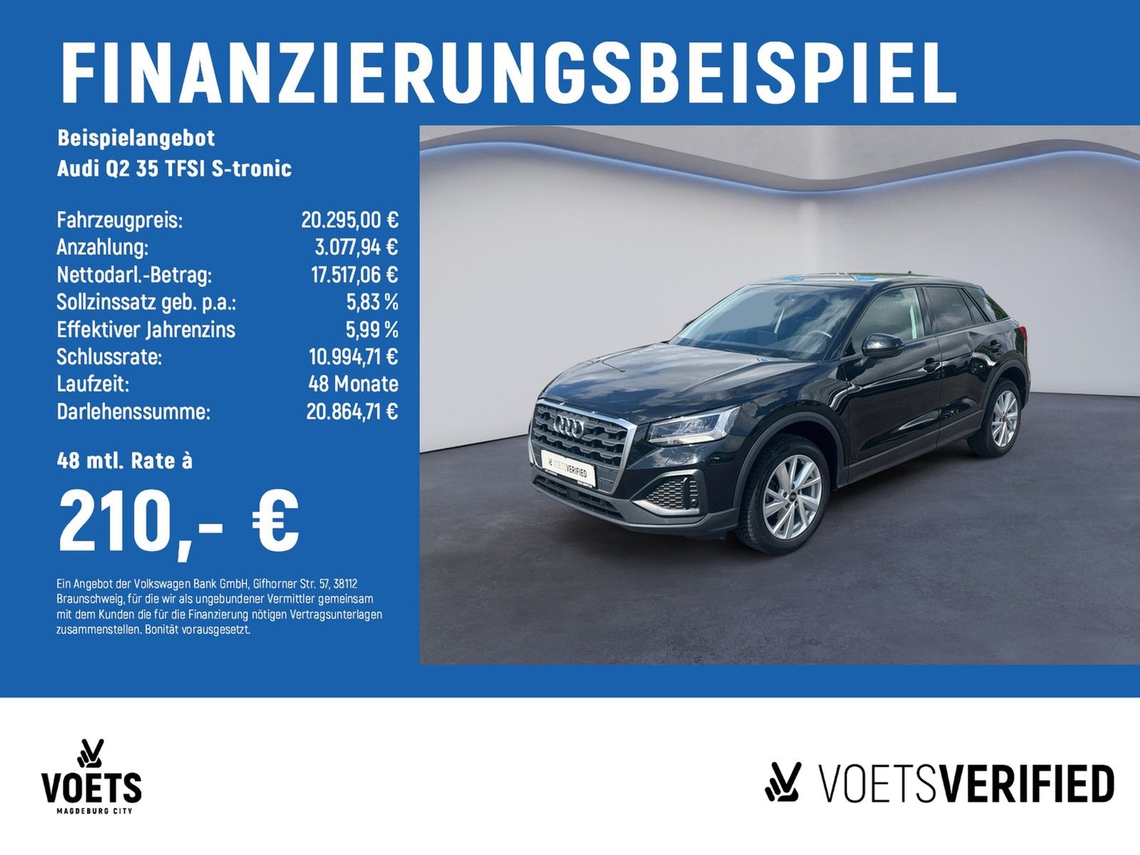 Audi Q2 35 TFSI  S-tronic Basis LED+NAVI+ACC+PDC+KAM