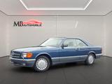 Mercedes-Benz 500 SEC *WERTGUTACHTEN*NOTE 2+*ESITZE*PANNO* - blaue Mercedes-Benz 500