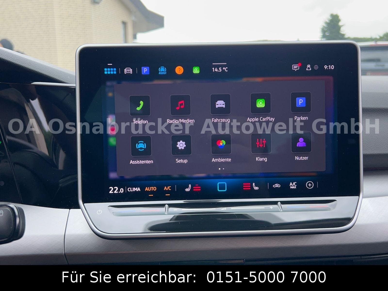 Volkswagen Golf 8 Kombi 1.5 eTSI 150PS Life Lenkradheizung, миниатюра 13