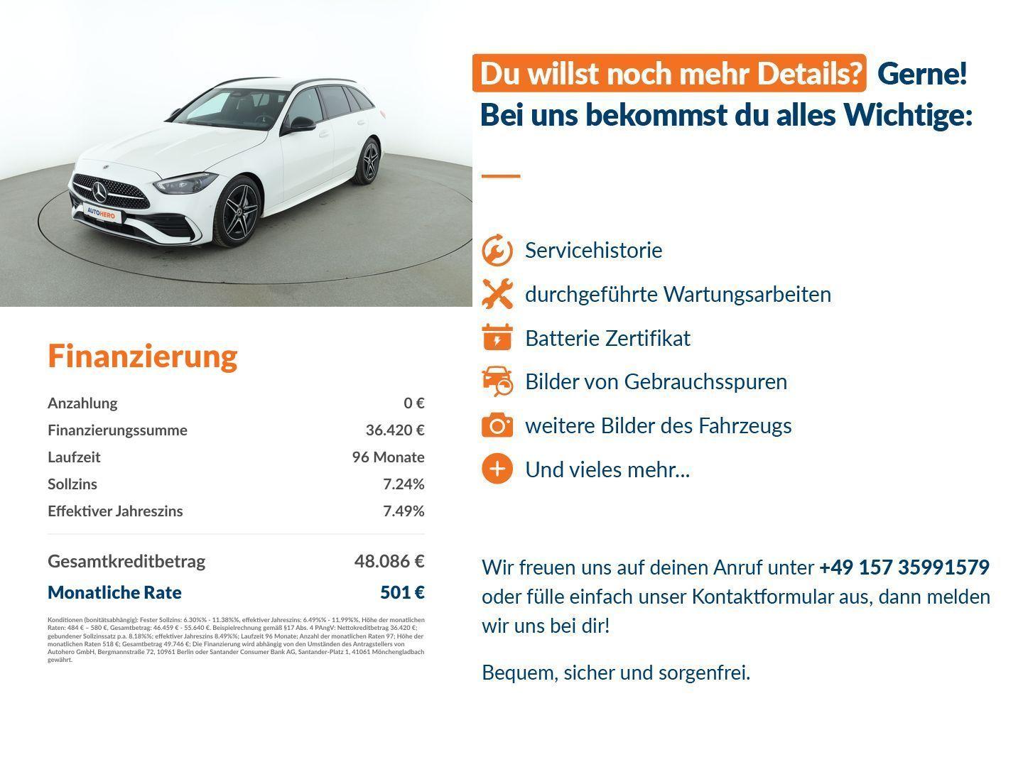 Mercedes-Benz C-Class Mild-Hybrid T AMG Line Aut.*NAV*ACC*AHK*