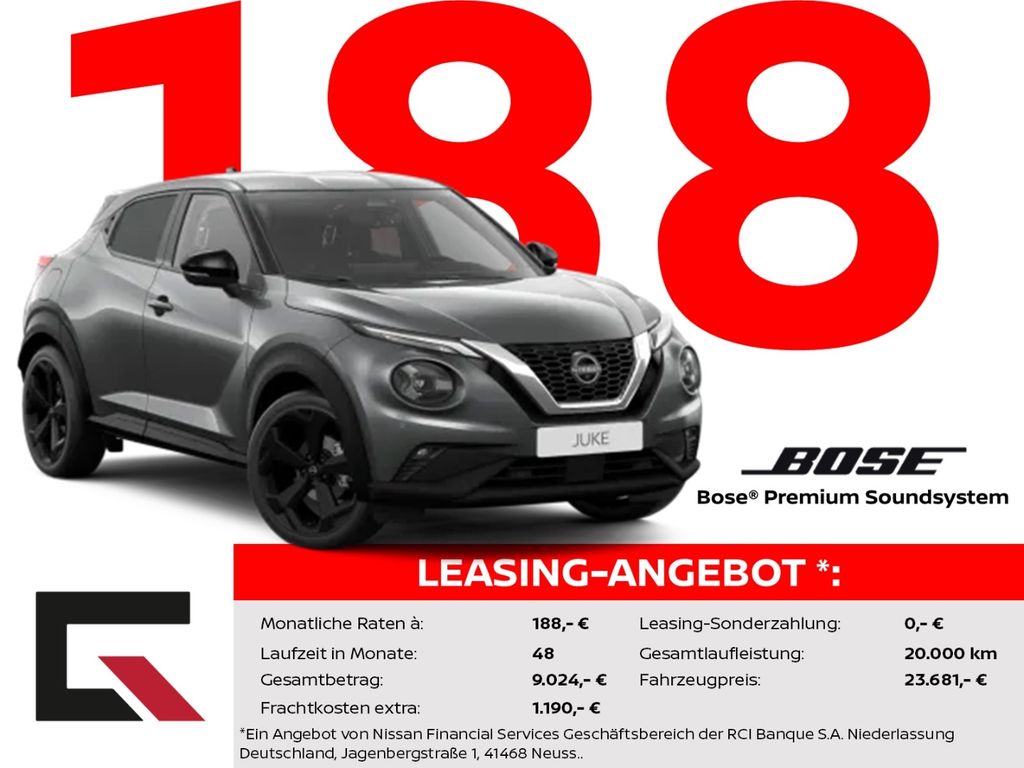 Nissan Juke TEKNA 114PS Winter/BOSE/360°/Carplay
