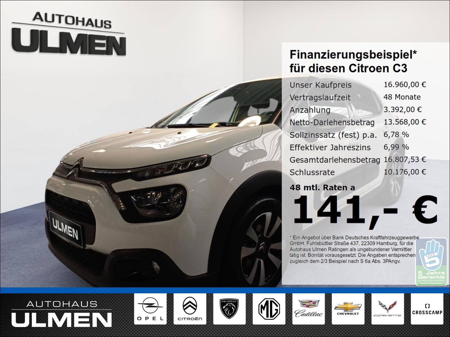 Citroën C3 Shine 110 Automatik Apple CarPlay Klimaautom 