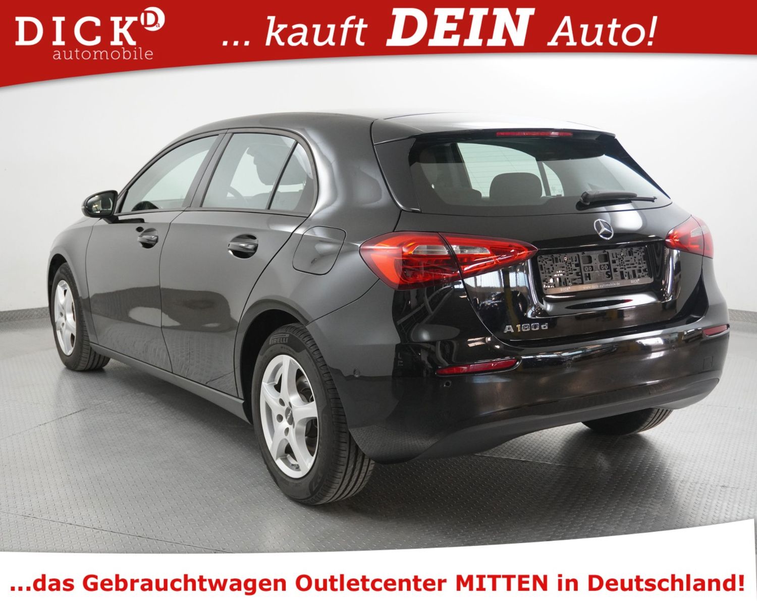 Fahrzeugabbildung Mercedes-Benz A 180d 8G >NAVI+VIRTUAL+SITZHZ+PARKASS+MFL+TEMP