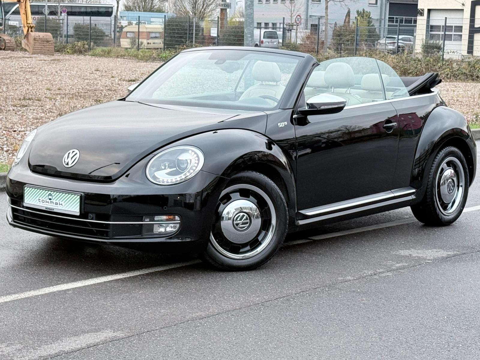 Volkswagen Beetle Cabriolet 50´s Design Navi Leder LED PDC