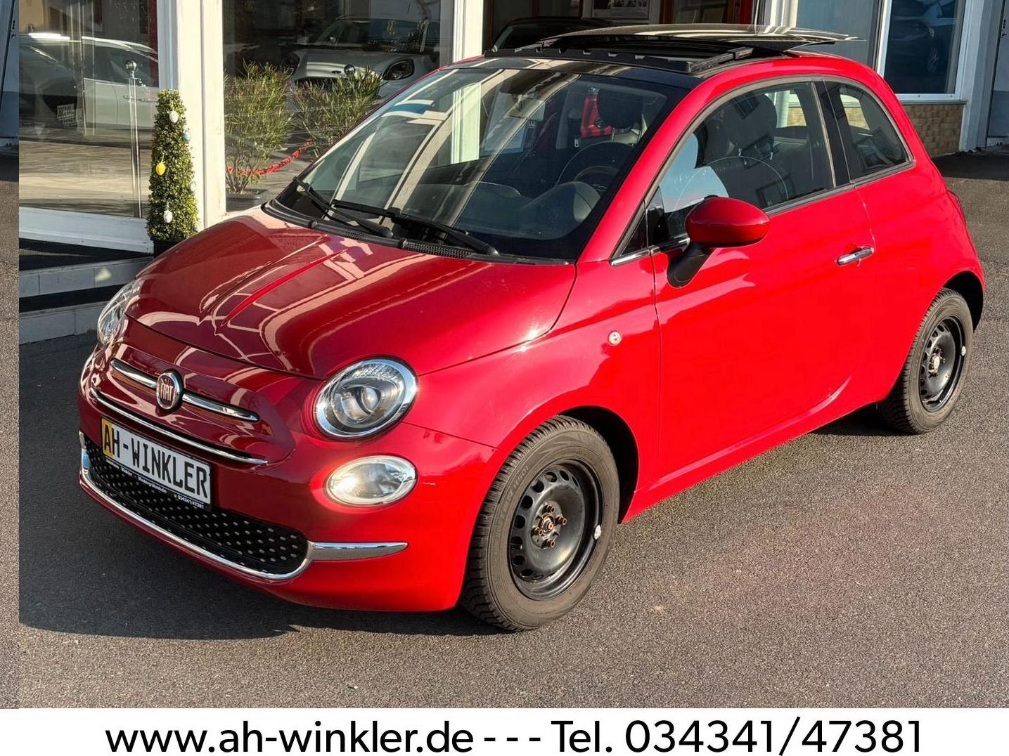 Fiat 500 Lounge 105 PS*Klimaa.*Schiebedach*Bluetooth