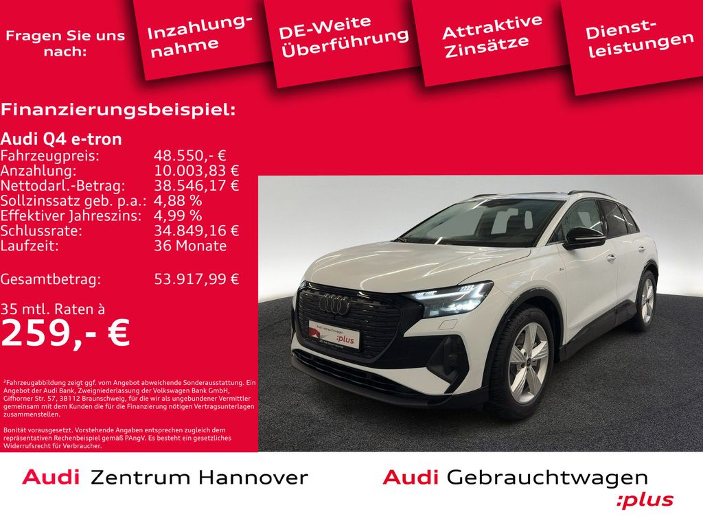 Q4 e-tron 45 edition S line Matrix Pano AHK Navi