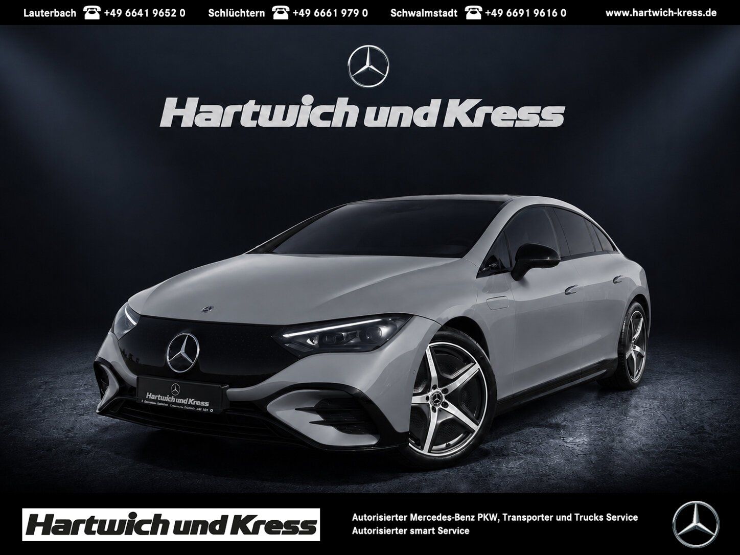 MERCEDES-BENZ EQE 350+ AMG Line+AHK+Digital-Light+HUD+Night+Gu