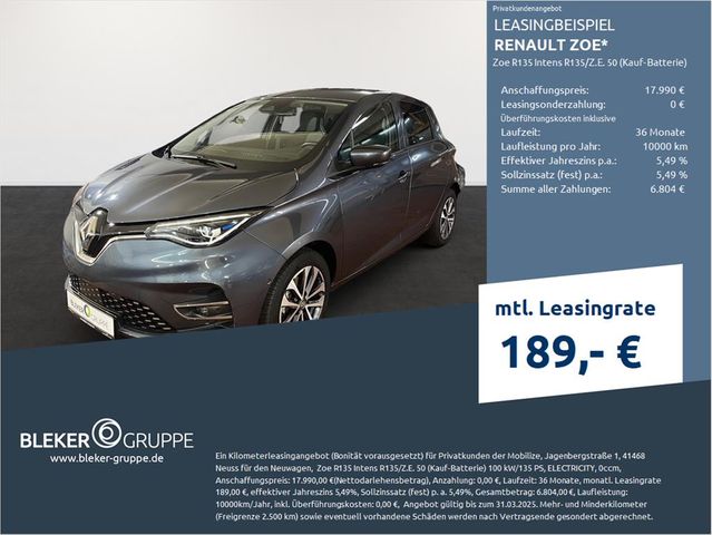 Renault ZOE Intens Z.E. 50 R135 Kaufbatterie