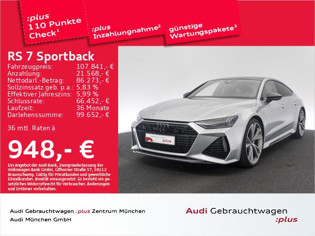 Audi RS7 Sportback Dynamik+/Keramik/Essentials/StdHzg