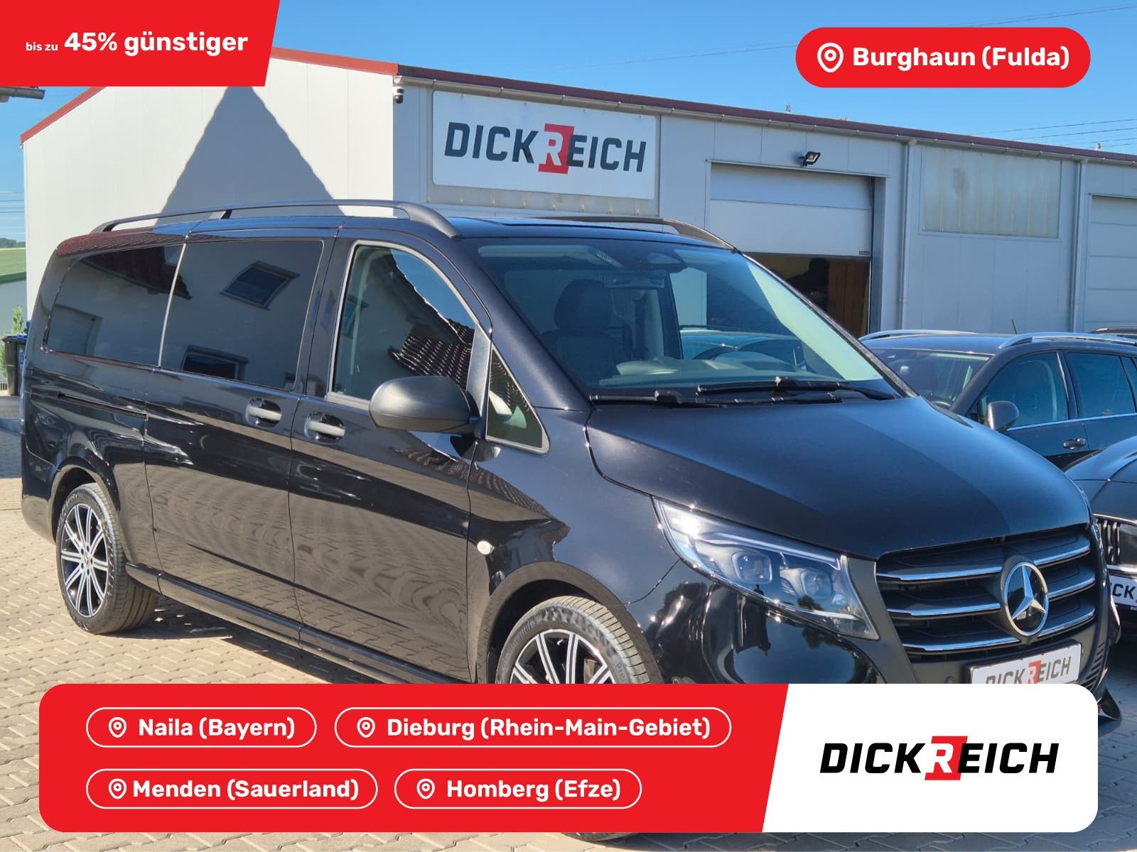 Fahrzeugabbildung Mercedes-Benz Vito 119 Tourer lang SELECT extralang LEDER*AHK