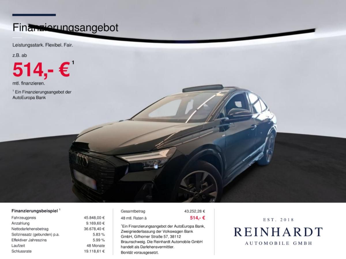 Audi Q4 E-TRON SPORTBACK 45 S LINE ACC/HuD/PANO/KAM.
