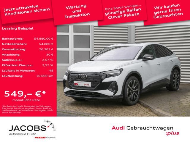 Audi Q4 e-tron Sportback 45 qu. 2xS line/Black+/Matri