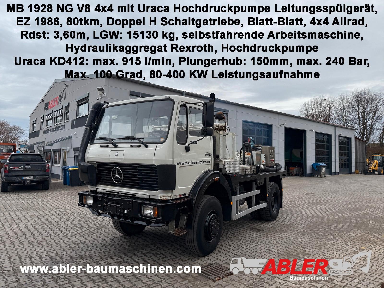 Mercedes-Benz 1928 NG 4x4 V8 Hochdruckpumpe Uraca KD412