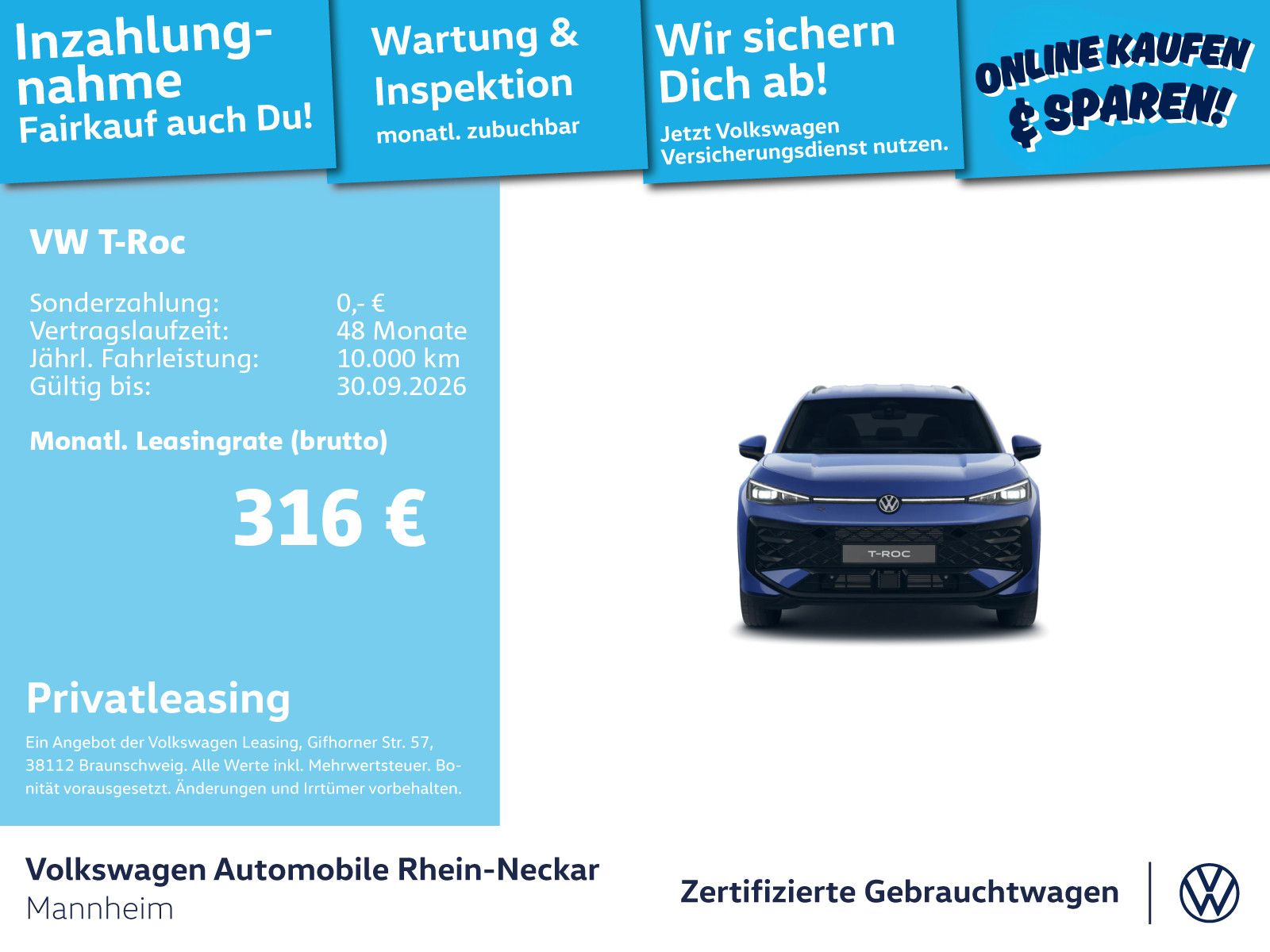 Volkswagen T-Roc 1.5 eTSI R-Line DSG Navi Kamera LED uvm foto 2