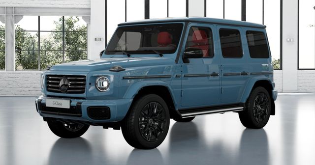 Mercedes-Benz G 450d Facelift/blue-red/20"/Fond TV 2x