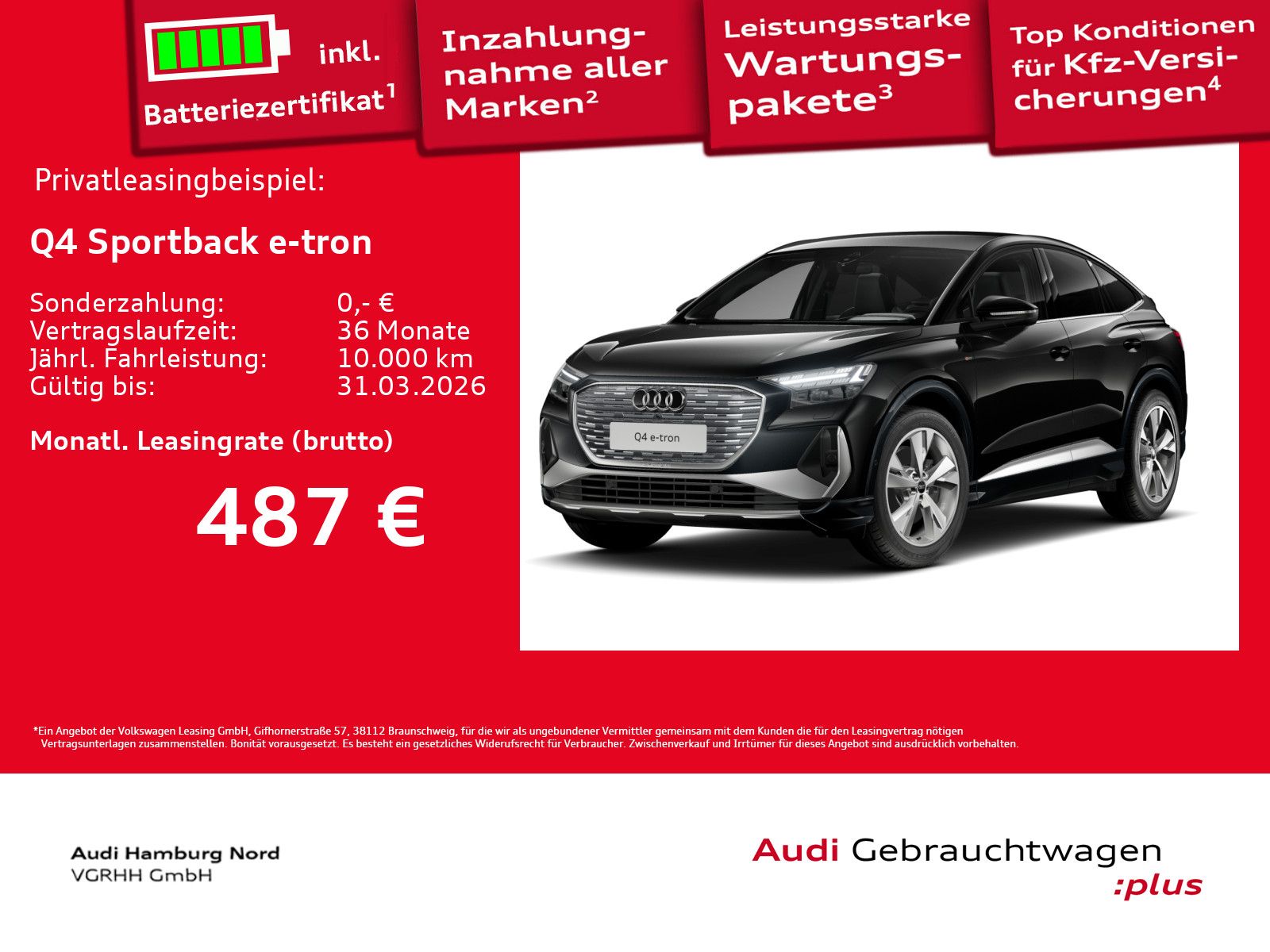 Audi Q4 Sportback e-tron 45 S line AHK Nav Matrix ACC