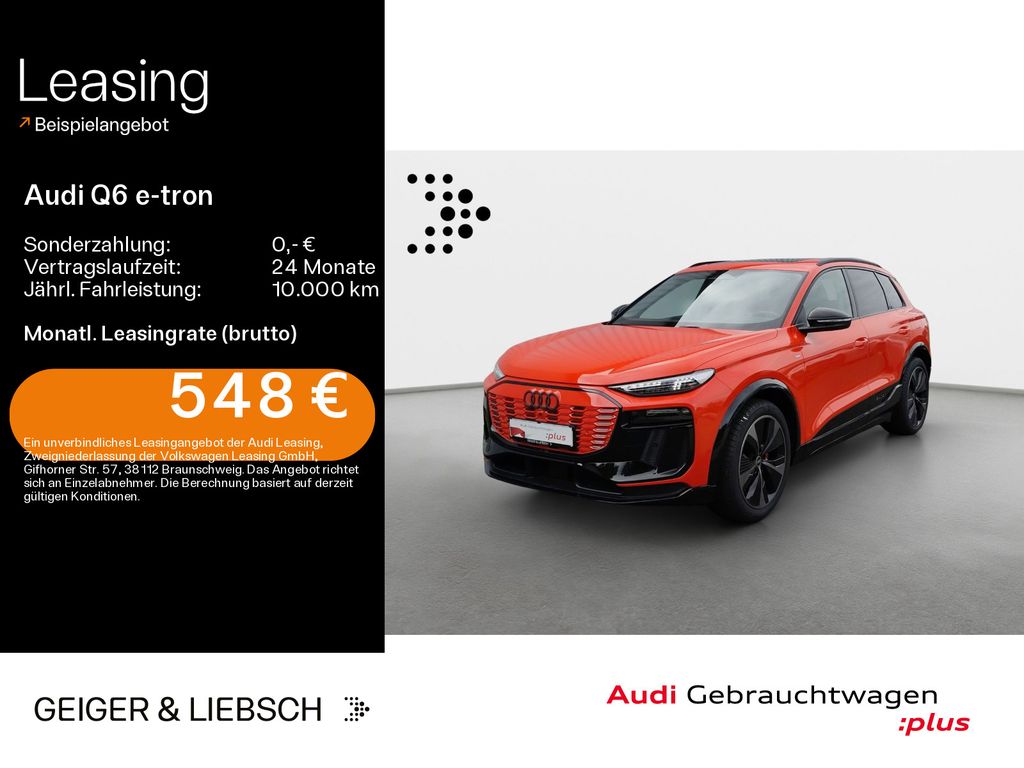 Audi Q6 e-tron performance S-LINE*MATRIX*HUD*LUFT*AHK