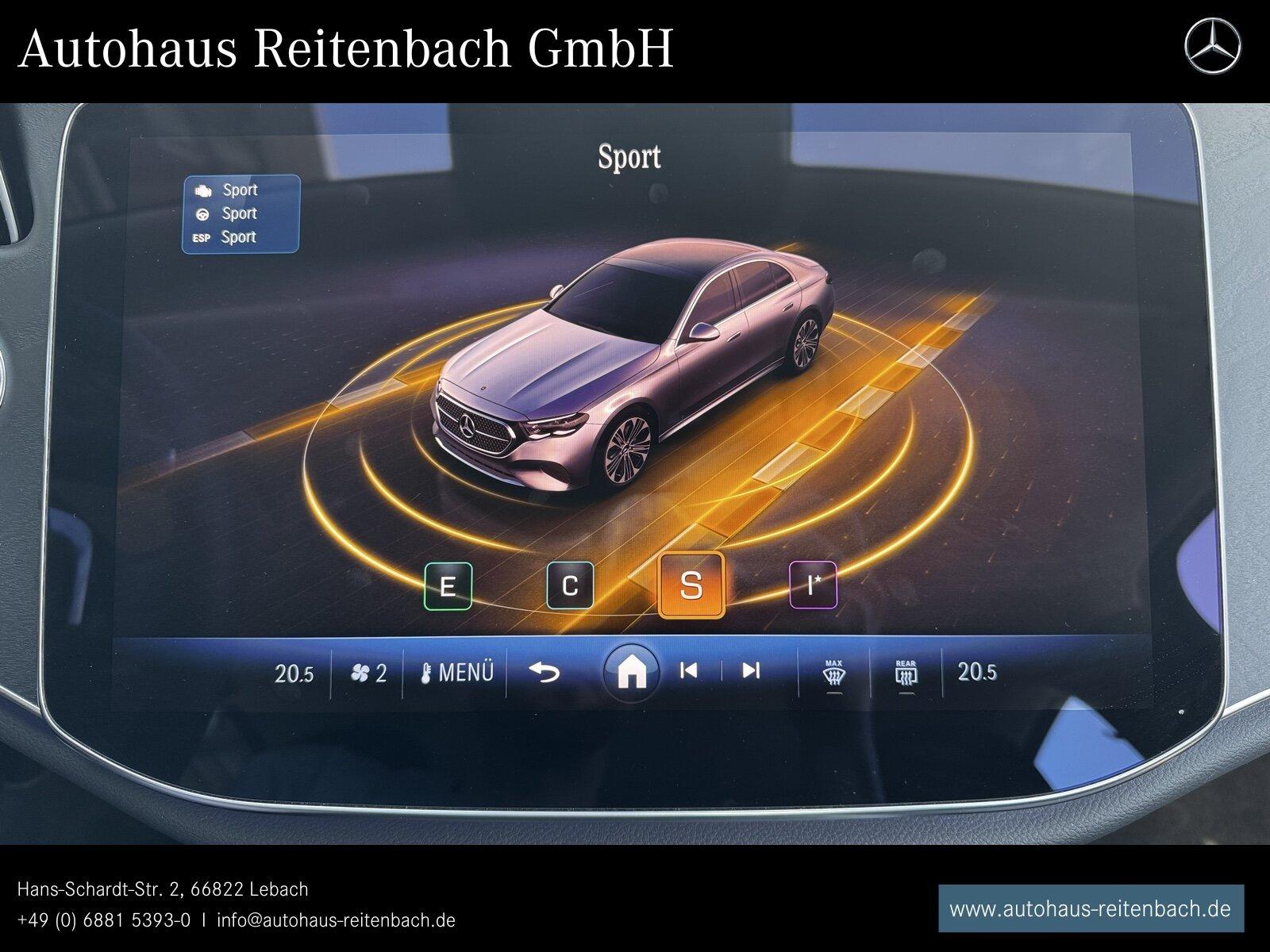 Mercedes-Benz E220d LIMO AVANTGARDE+AHK DISTR+LED+TOTW+AMBIENT