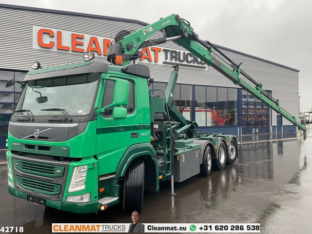 Volvo FM 460 8x2 Tridem Euro 6 Hiab 21 Tonmeter laadkr