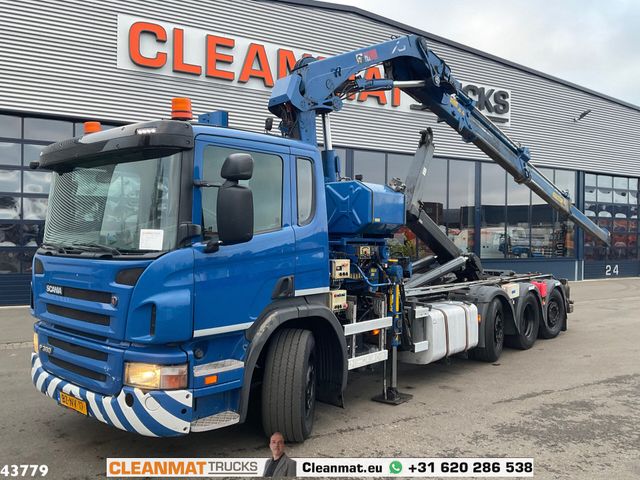 Scania P 360 8x2 Hiab 21 Tonmeter laadkraan