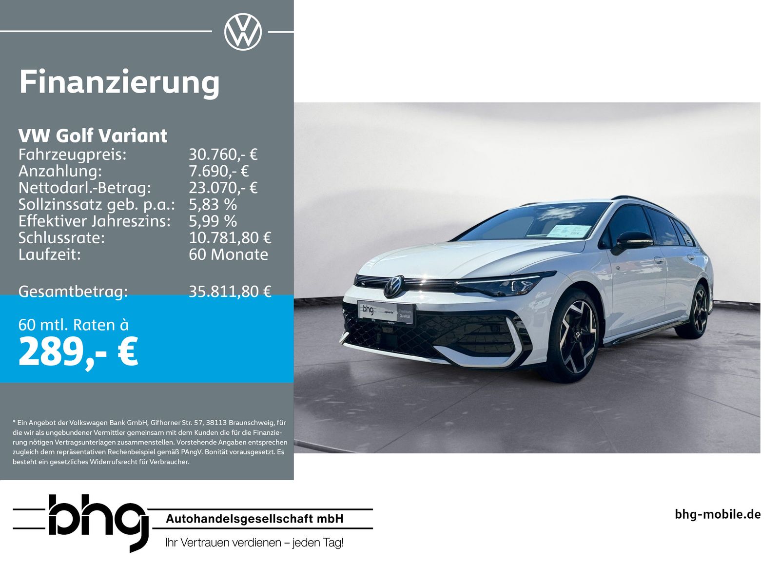 Volkswagen Golf Variant 1.5 eTSI BlackStyle AppConnect, ACC