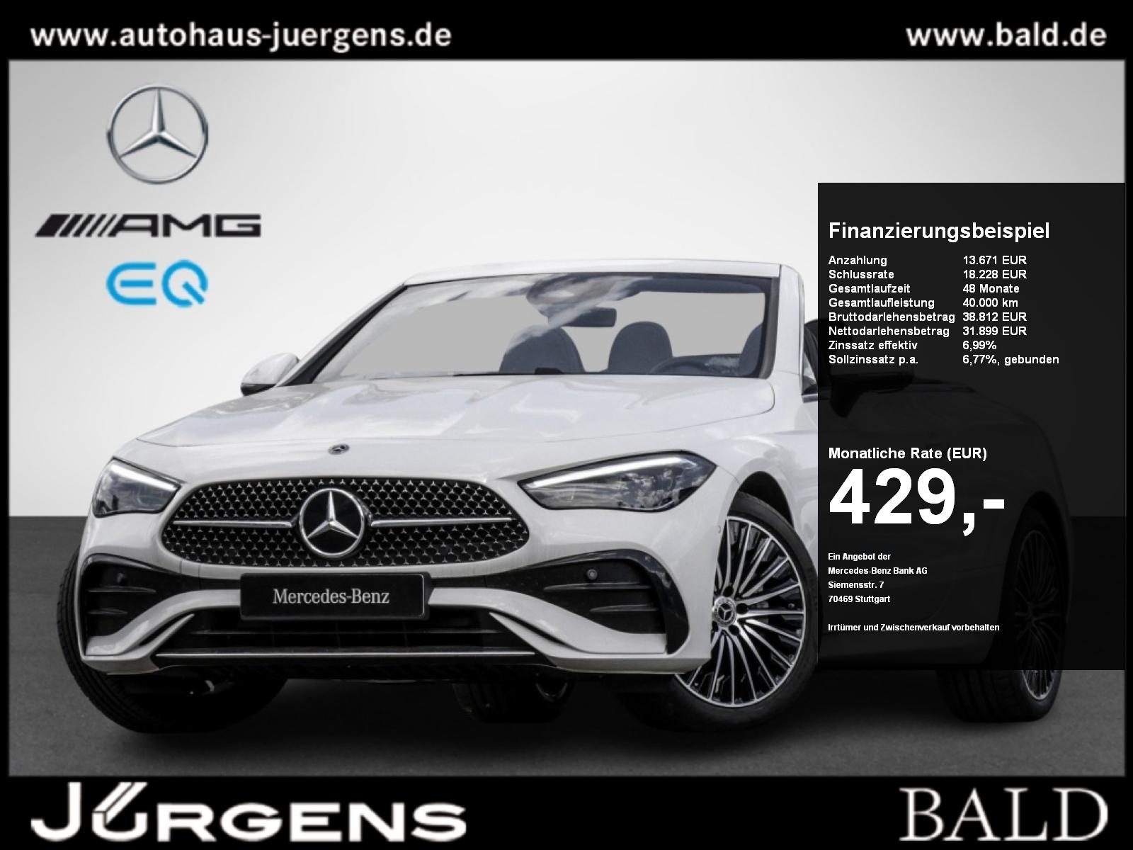 Mercedes-Benz CLE 220 d Cabrio AMG-Sport/Memo/Ambiente/Totw/19