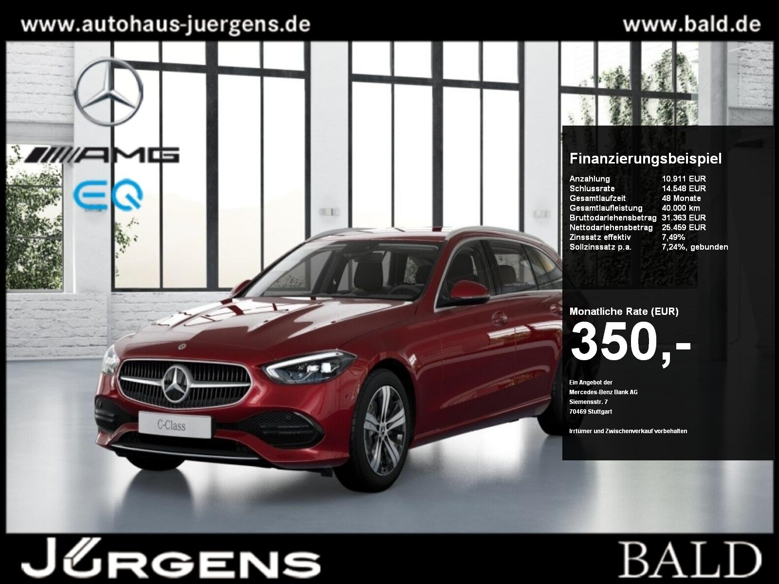Mercedes-Benz C 180 T Avantgarde+Ambiente+Cam+LED+Navi+Totw