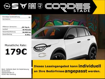 Fiat Leasingangebot: Fiat 600 6-Gang Schaltgetriebe LED Klima CarPlay