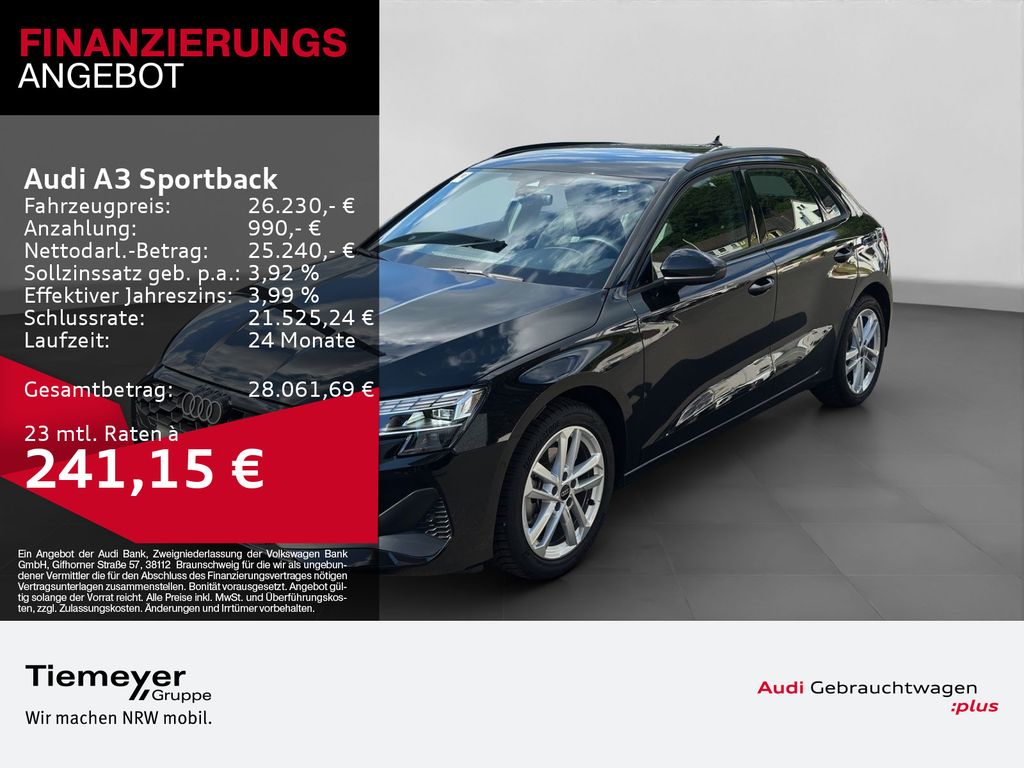 A3 Sportback 30 TFSI LED NAVI KAMERA SOUND