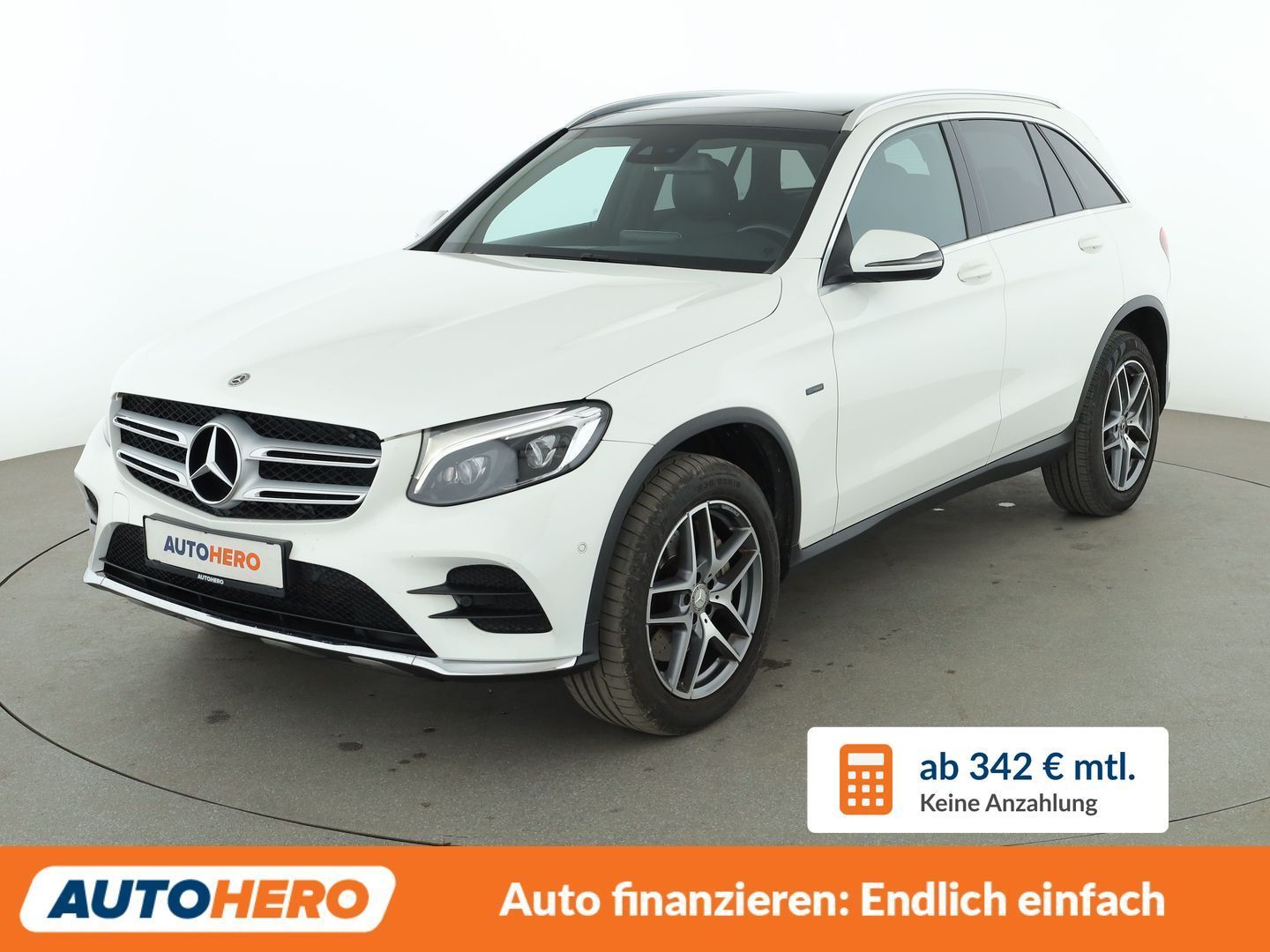 Mercedes GLC 350 2019, 2.0 hibrīds, Automāts, SUV/Apvidus, Balts — Latvijā