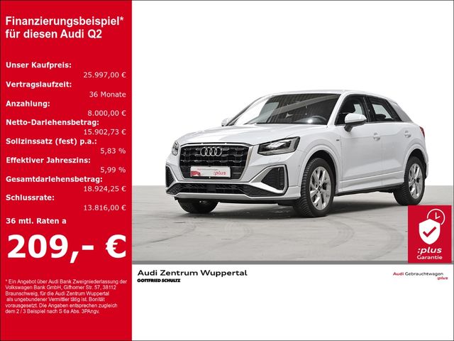 Audi Q2 30 TFSI S-LINE STANDHZG KAMERA LED SHZ GARANT