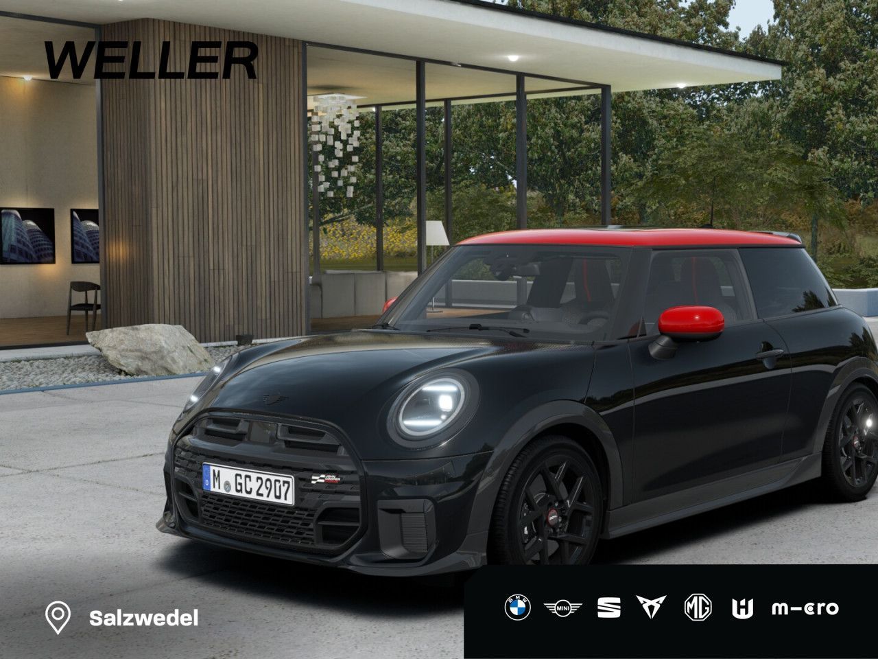 MINI JCW Trim,Paket M,HUD,Pano,RFK,Navi