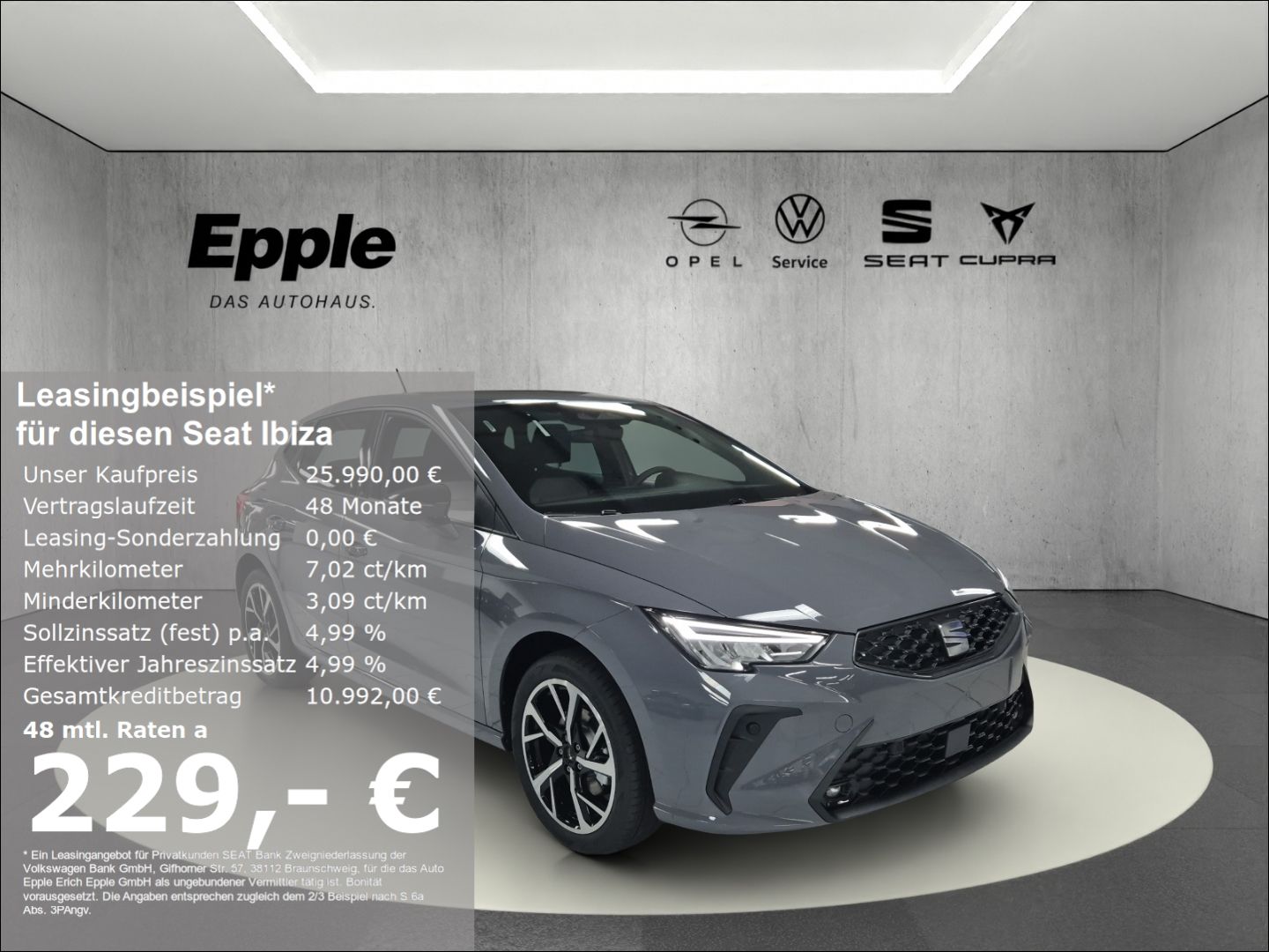 Seat Ibiza FR 1.0 TSI 85 kW (116 PS) 7-Gang-DSG Navi 