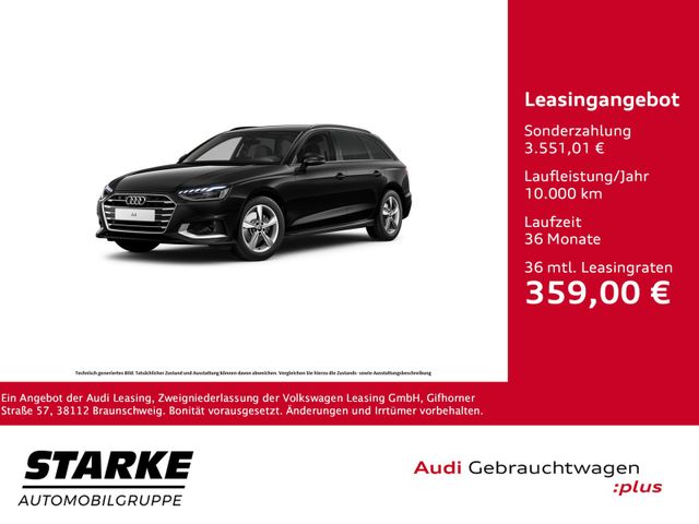 Audi A4 Avant 30 TDI S tronic advanced  AHK Navi LED 