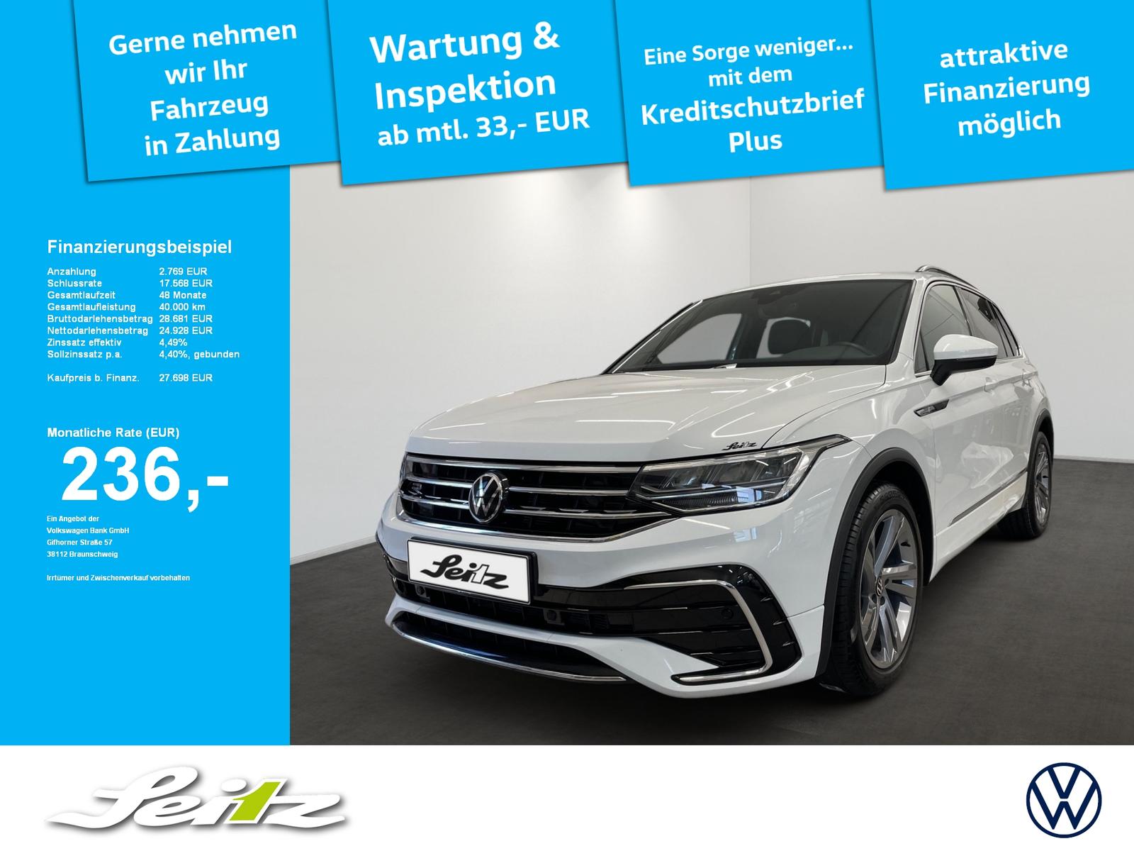 Volkswagen Tiguan 2.0 TDI R-Line *LED*KAMERA*NAVI*