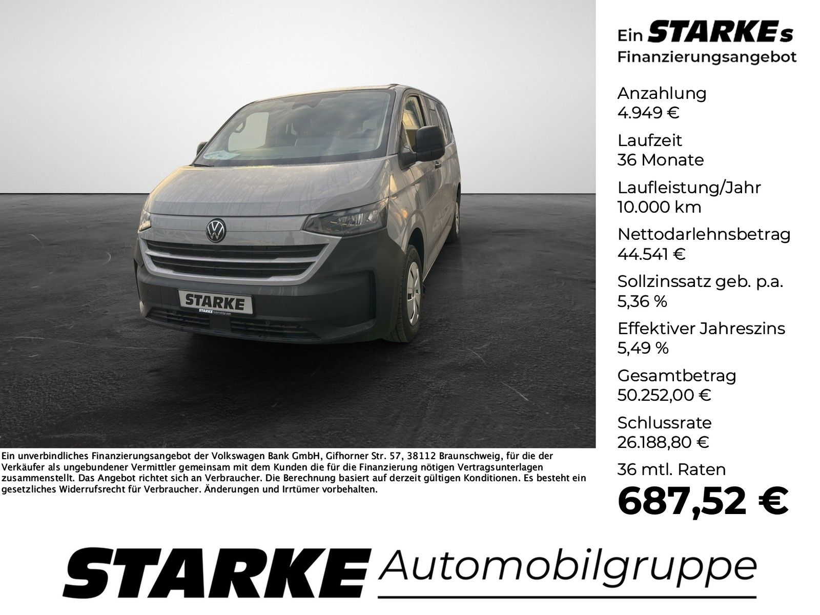 Volkswagen T7 Transporter e-Transporter Kombi 9-Sitzer Nav