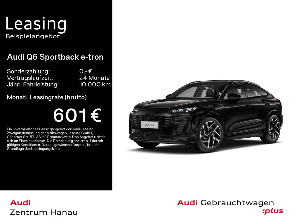 Audi Q6 Sportback e-tron quattro S-LINE*0,25%*MATRIX*