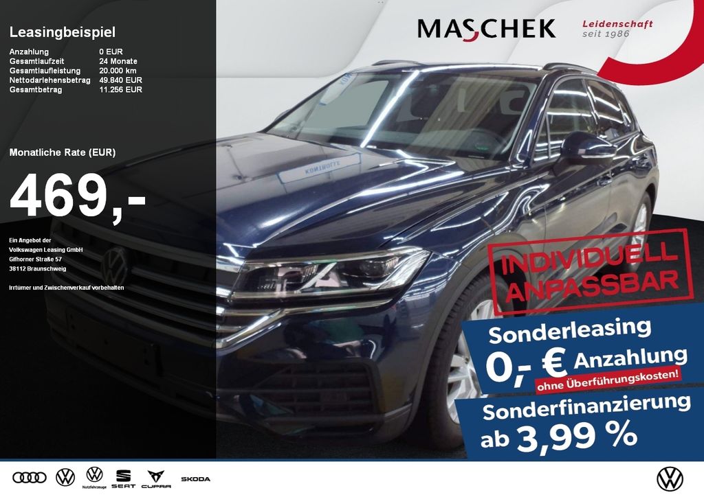 Volkswagen Touareg 3.0 TDI Luftfwk AHK Kamera Leder AHK Luf