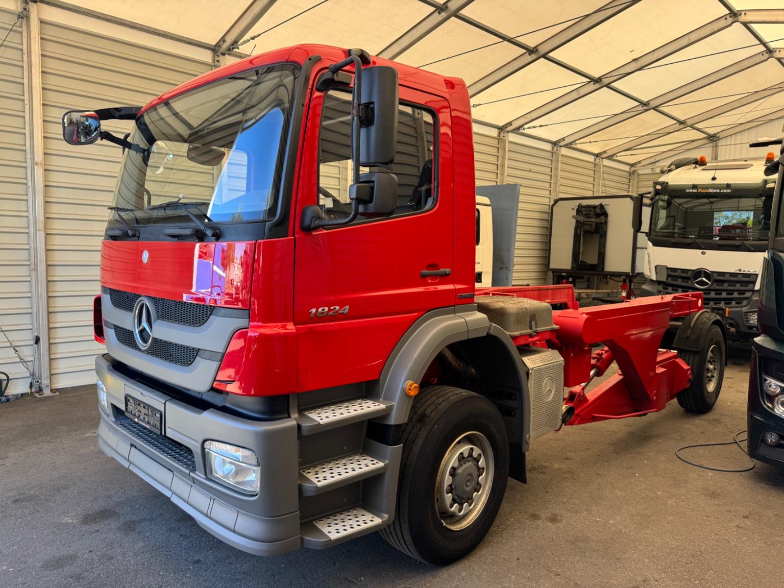 Mercedes-Benz Axor 1824 Ruthmann  Cargoloader RCP 155 Hubwagen
