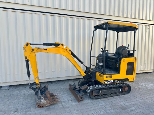 JCB 16C-1 /2020 BJ/1.064 BH/verbr. Laufwerk/2xLöffel