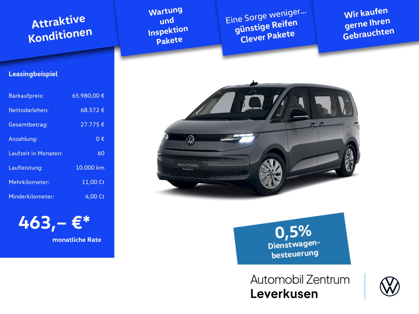 Volkswagen T7 Multivan eHybrid 4Motion VIRT APP-CONNECT PDC