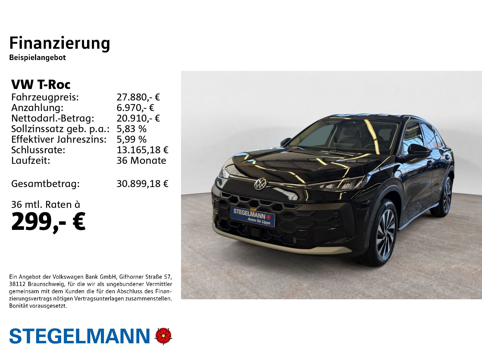 Volkswagen T-Roc Life 1.5 l eTSI OPF 85 kW (116 PS) 7-Gang foto 2