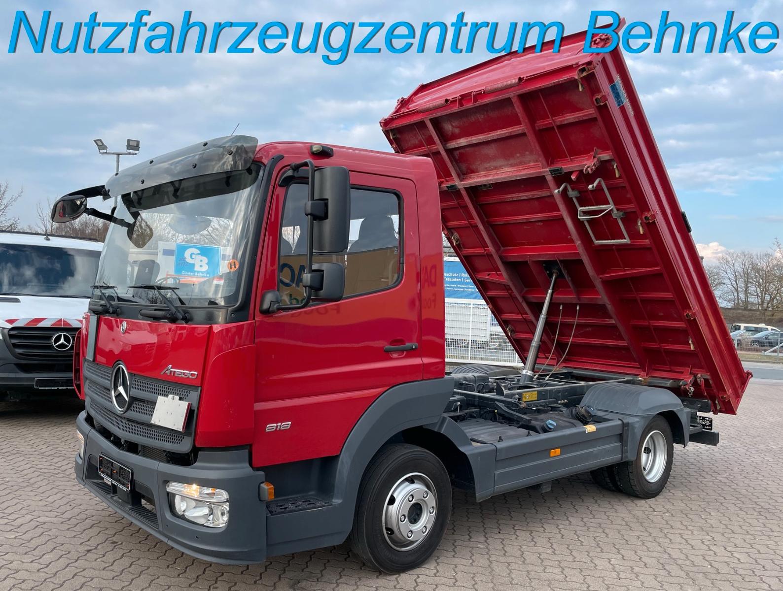 Mercedes-Benz Atego 818 / Meiller/ 2xAHK/ AC/ 3 Sitze/ 23 Tkm