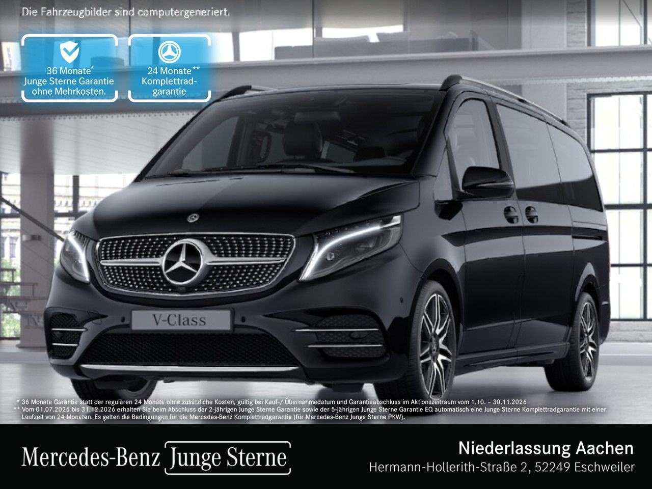 Mercedes-Benz V 300 d Lang EDITION AMG 9G AHK LED Kamera MBUX foto 1